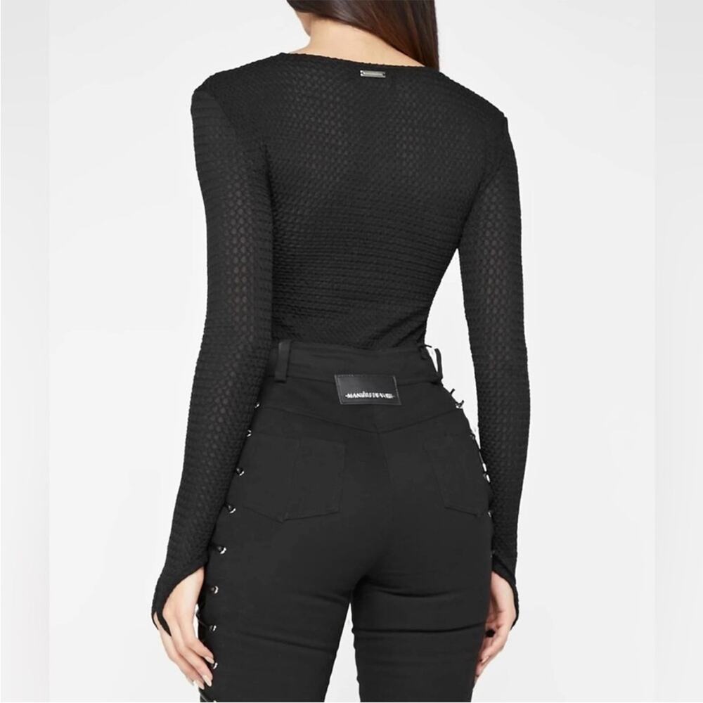 NWT Maniere de boor cut out bloody‎ suit black sz 8 - Picture 2 of 6